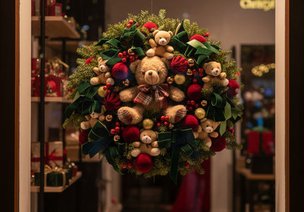 Coroniță Gigantică "Beary Christmas" din Brad Nobilis