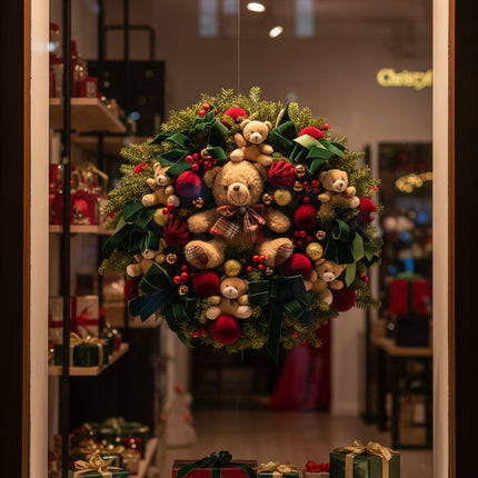 Coroniță Gigantică "Beary Christmas" din Brad Nobilis