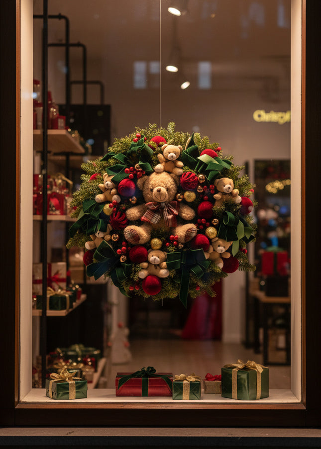 Coroniță Gigantică "Beary Christmas" din Brad Nobilis