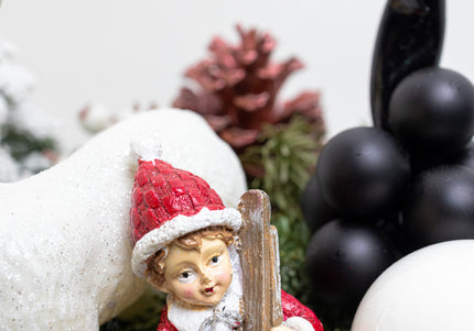 Aranjament Festiv „Nordic Frost & Velvet Cerf”
