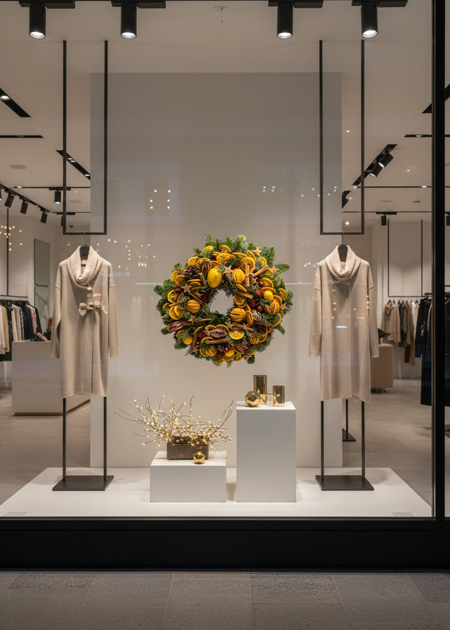 Coroniță Crăciun "Citrus & Cinnamon" Brad Nobilis Mare