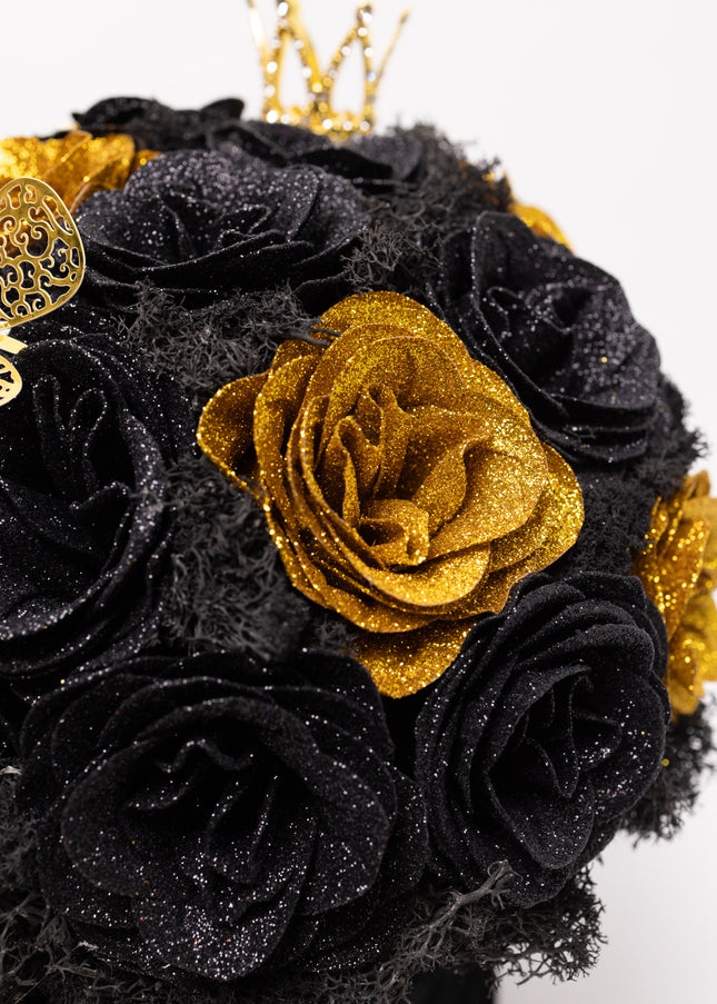 Aranjament de Lux "Golden Onyx Majesty" cu Coronetă Imperială