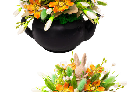 Set de Paște „Spring Duo” – aranjamente florale Sunny Bunny Pot & Spring Teapot