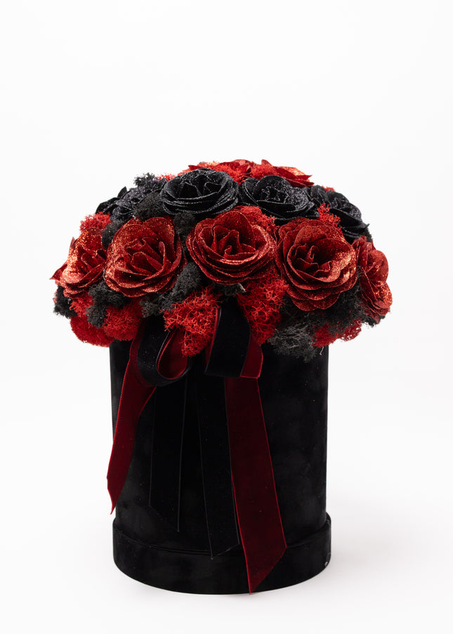 Aranjament de Lux Bordeaux „Midnight Garnet Radiance”